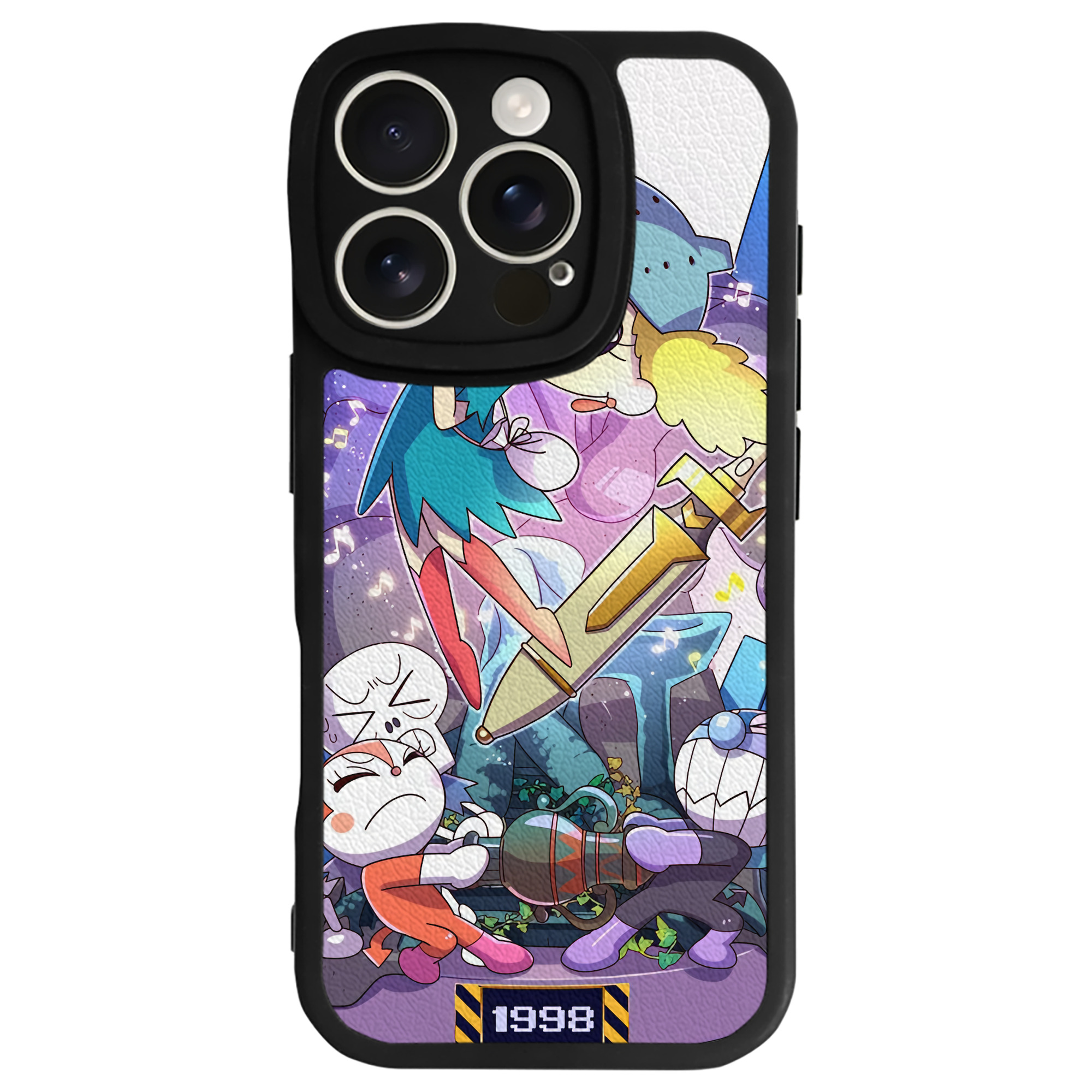 （画像用） アンパンマン Anpanman 【iPhone 16シリーズ対応】シリコンスマホケース（レザー調） 材質：シリコン